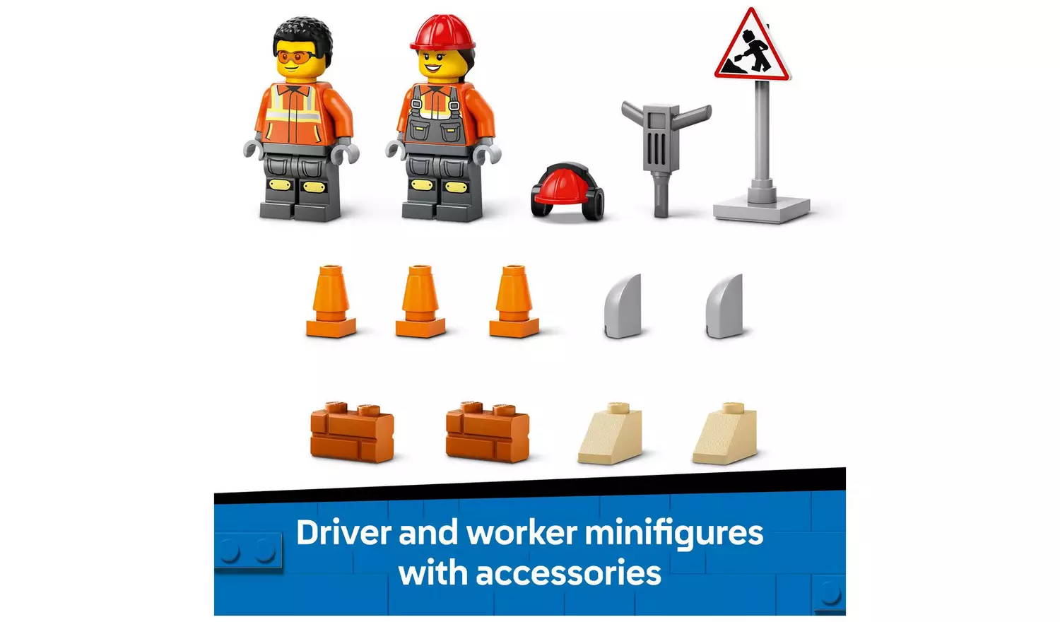 LEGO City Yellow Construction Wheel Loader Vehicle Toy 60450