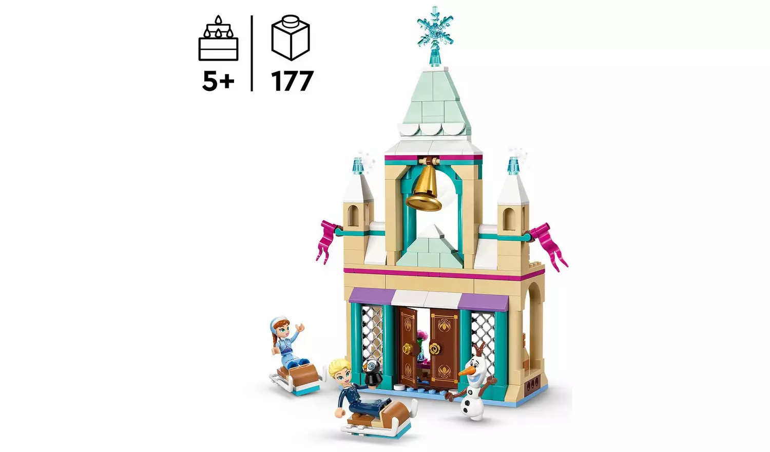 LEGO Disney Arendelle Frozen Castle Building Toy Set 43265