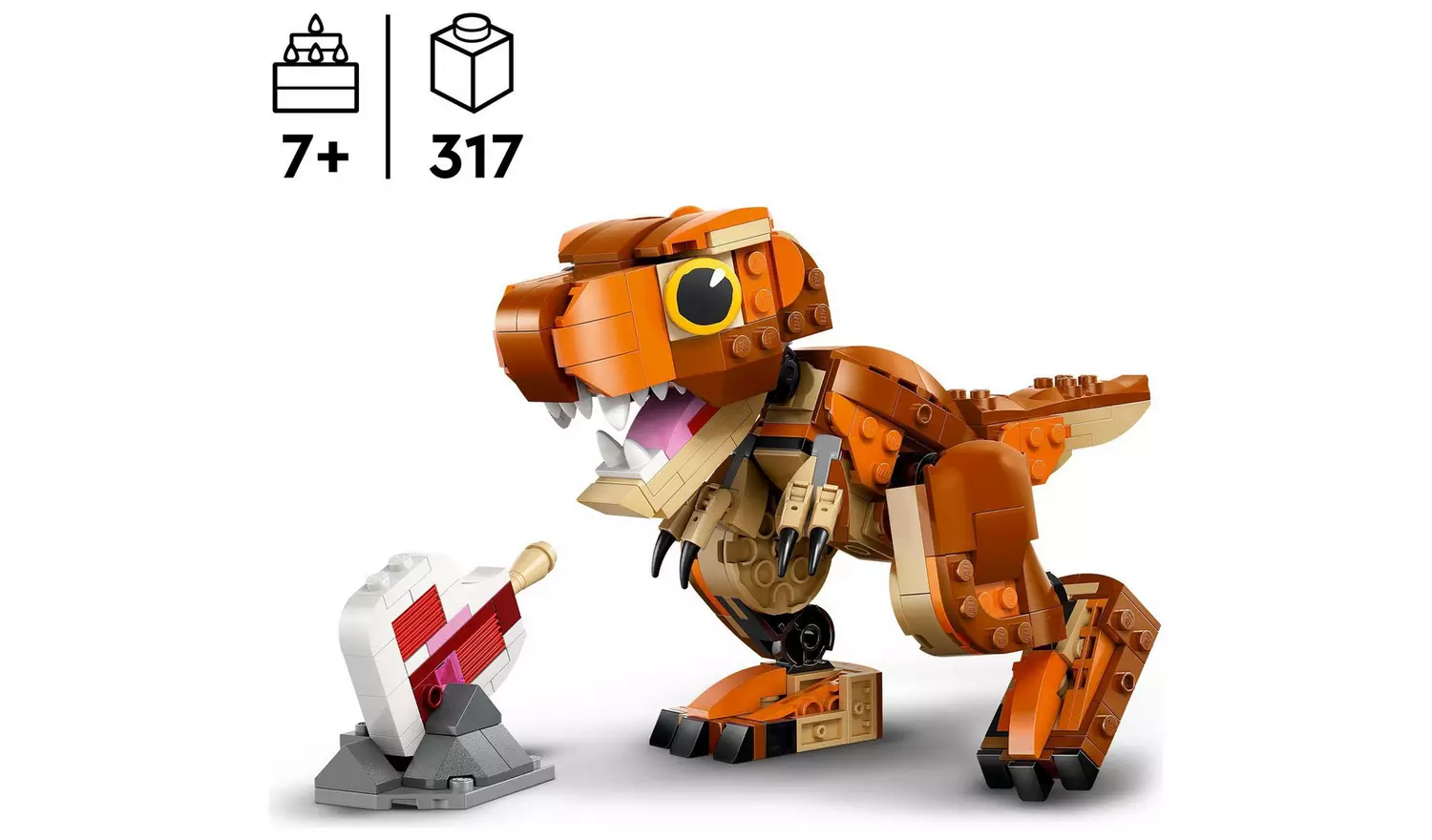 LEGO Jurassic World Little Eatie: T. rex Dinosaur Toy 76967
