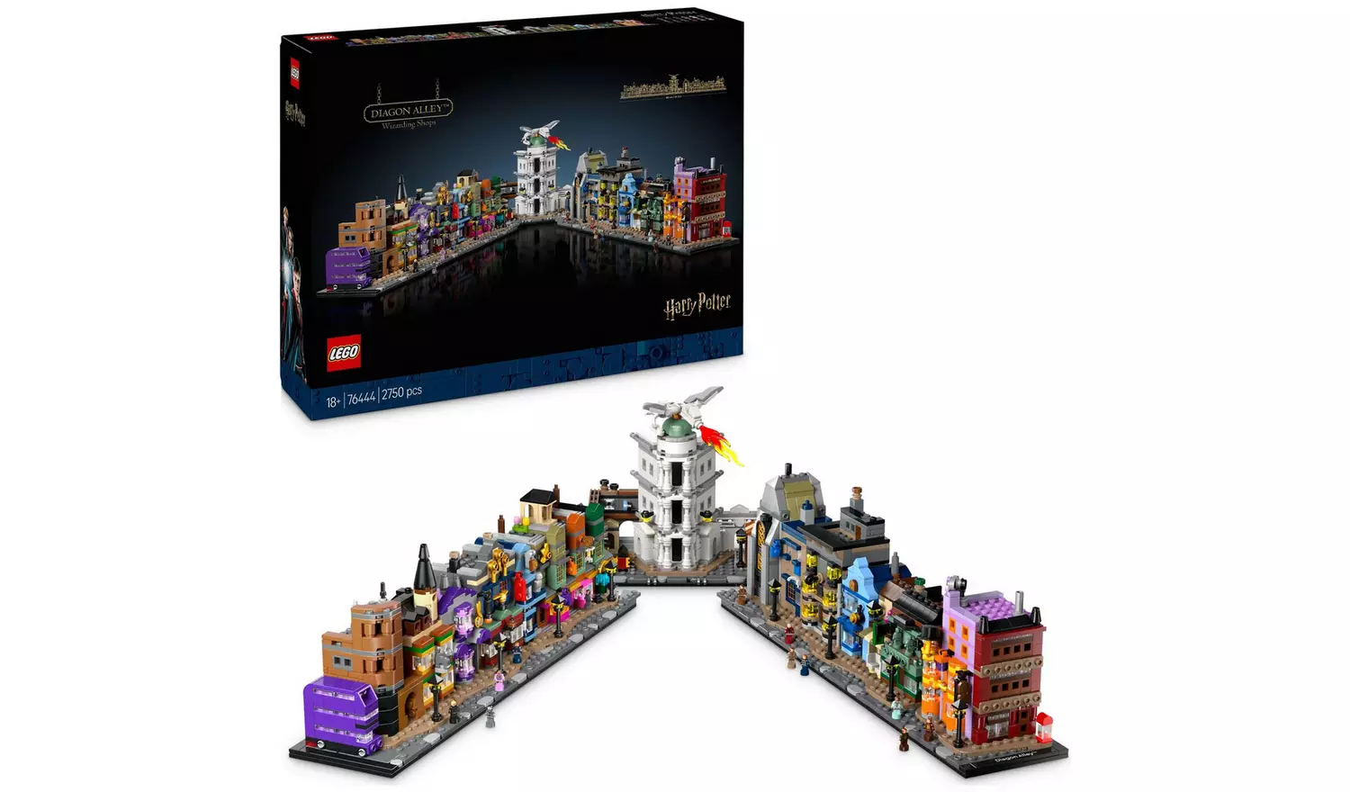LEGO Harry Potter Diagon Alley Wizarding Shops Set 76444