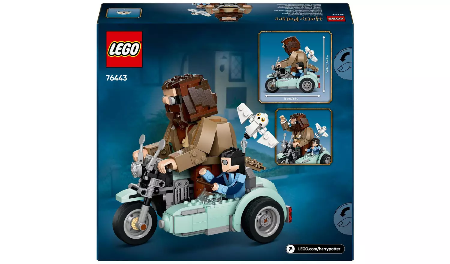 LEGO Harry Potter Hagrid & Harry's Motorcycle Ride Toy 76443