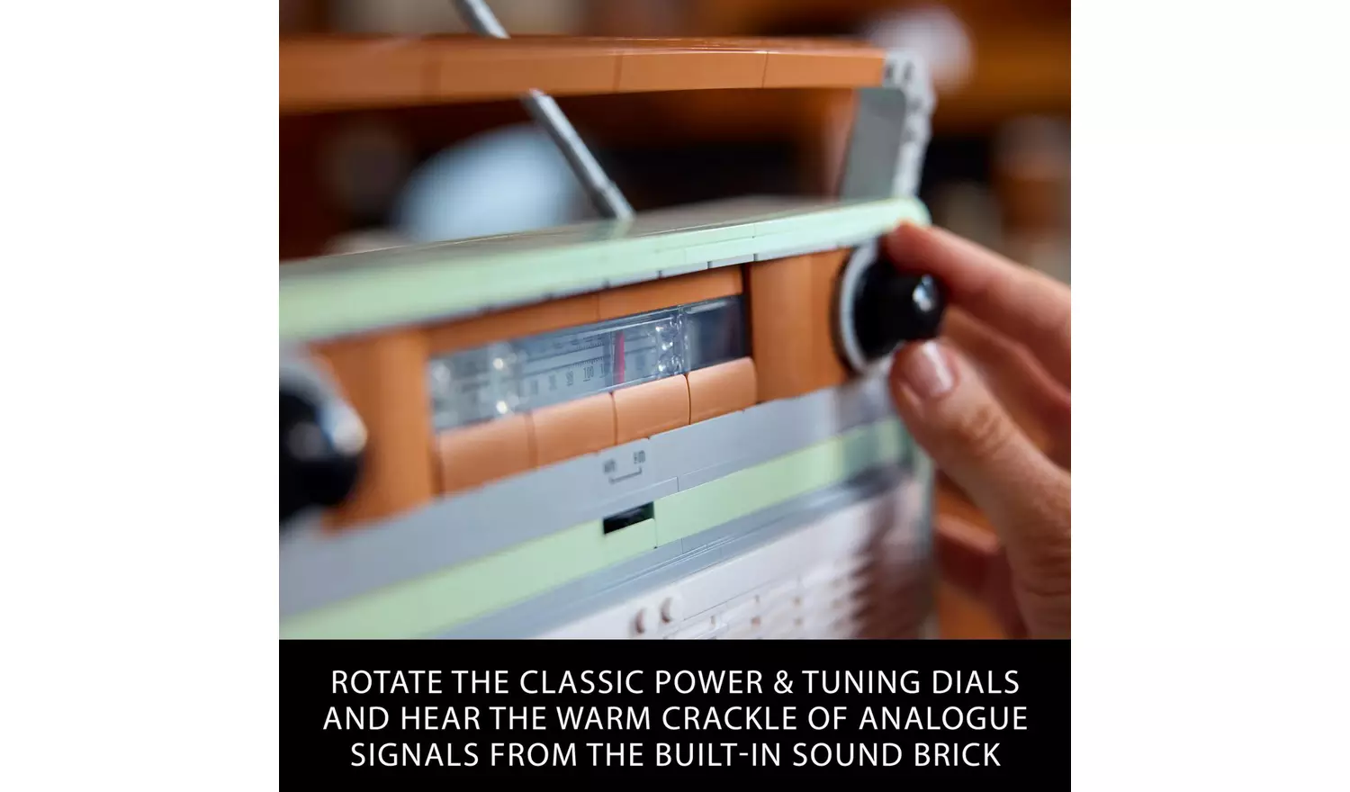 LEGO Icons Retro Radio Building Set for Adults 10334