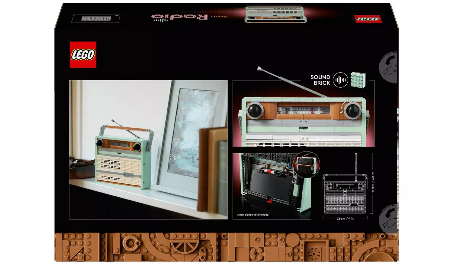 LEGO Icons Retro Radio Building Set for Adults 10334