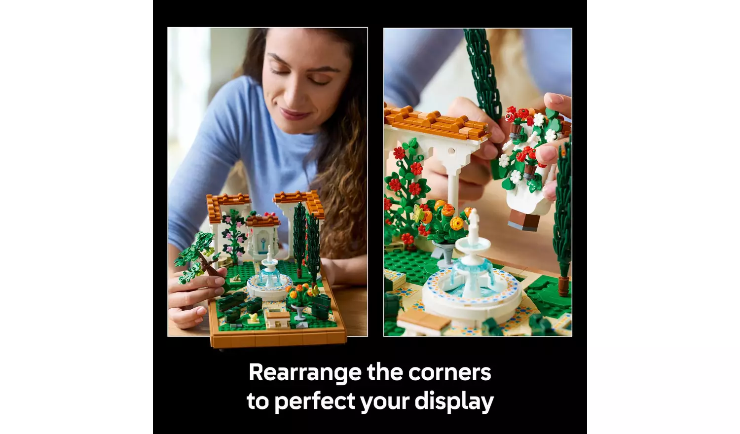 LEGO Icons Fountain Garden Home Decor Set for Adults 10359