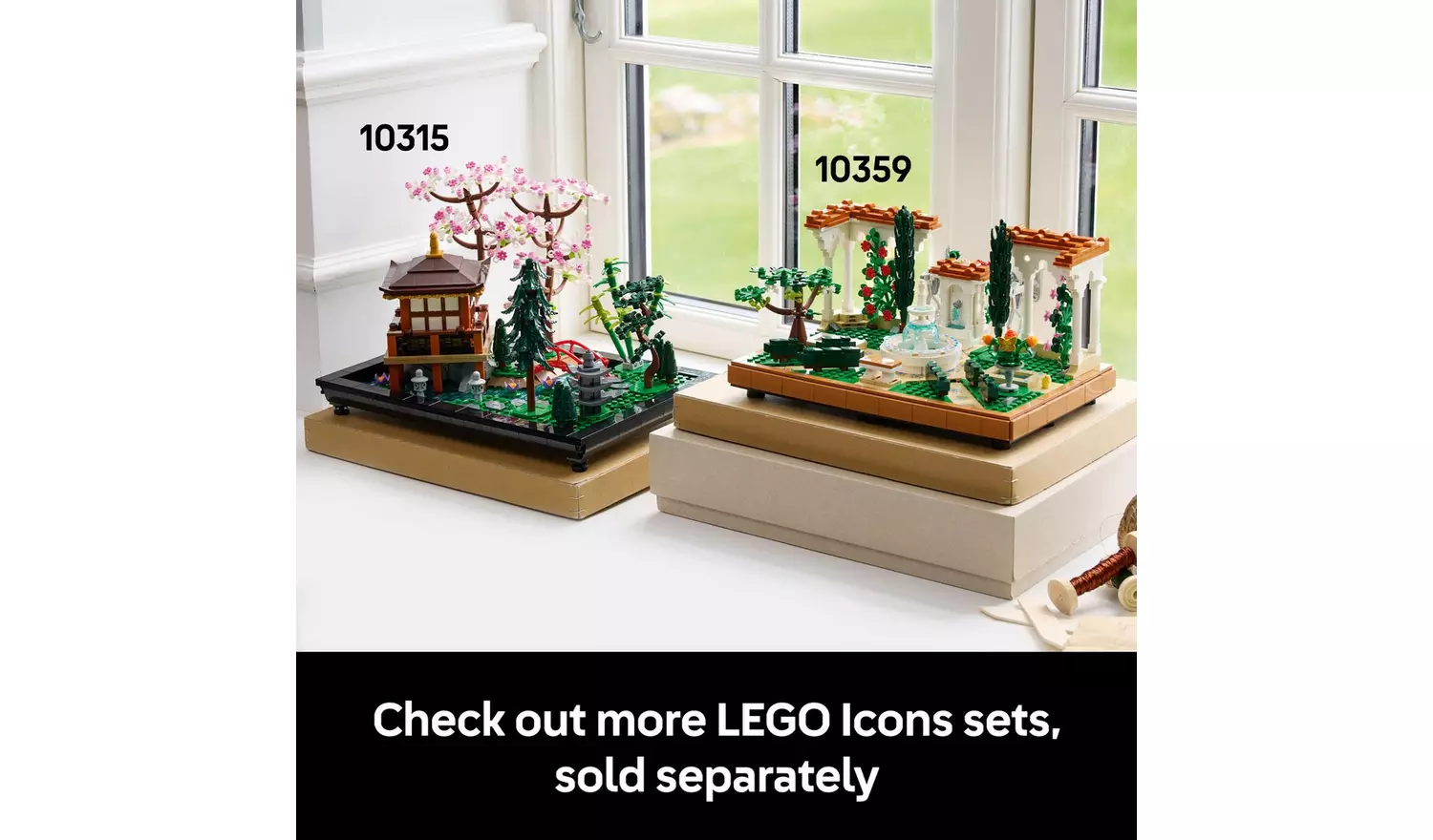 LEGO Icons Fountain Garden Home Decor Set for Adults 10359
