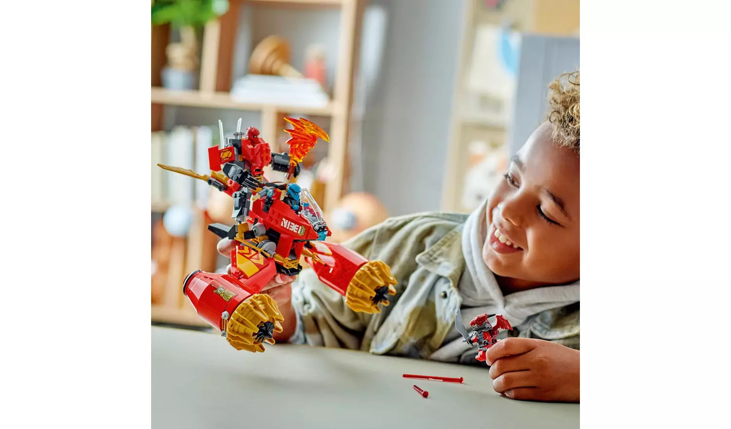 LEGO NINJAGO Kai's Mech Storm Rider 2in1 Ninja Toy Set 71830