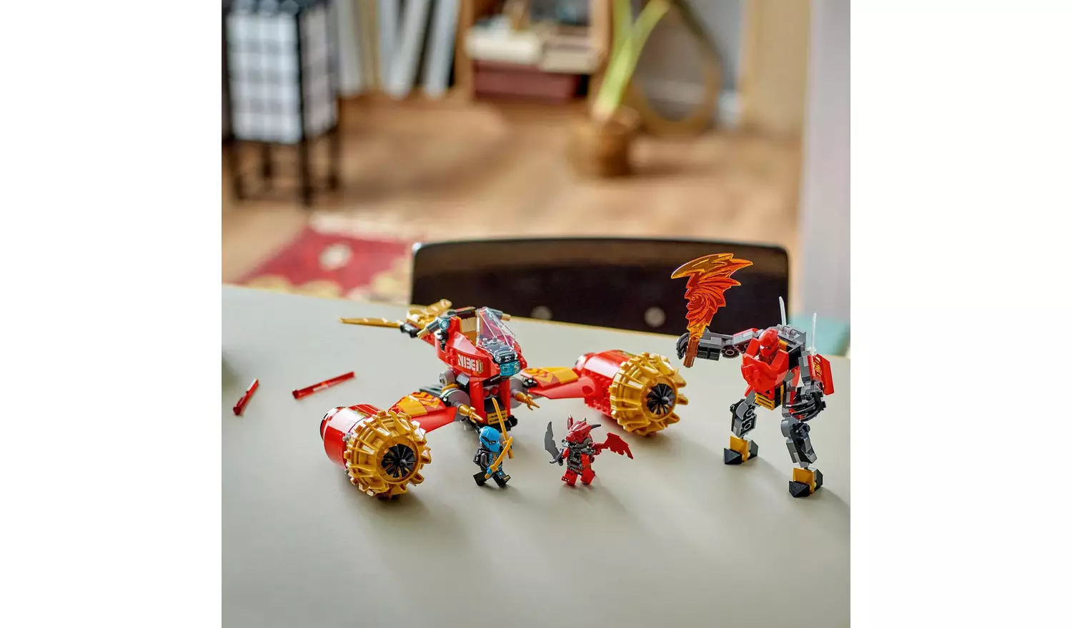 LEGO NINJAGO Kai's Mech Storm Rider 2in1 Ninja Toy Set 71830