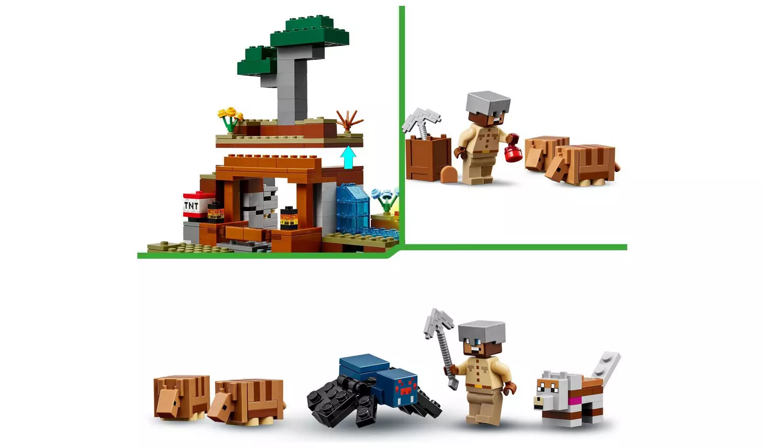 LEGO Minecraft The Armadillo Mine Expedition Toy Set 21269