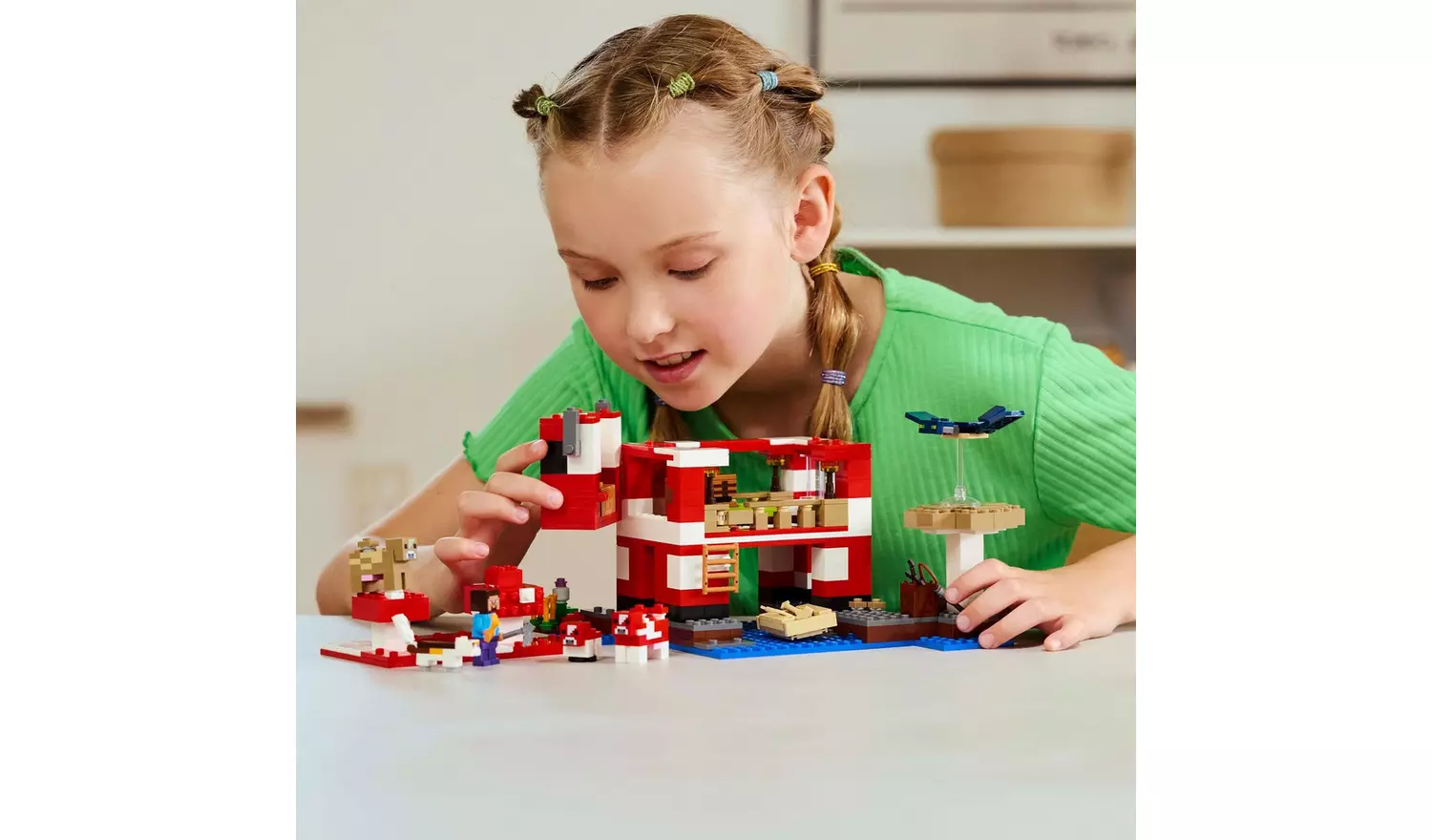 LEGO Minecraft The Mooshroom House Building Toy Set 21270