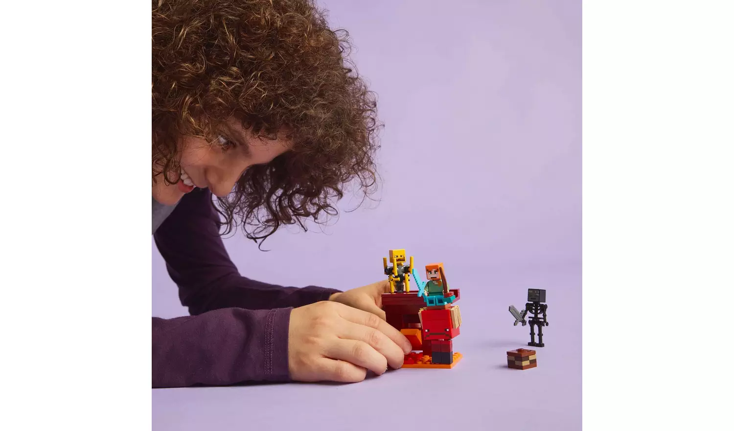 LEGO Minecraft The Nether Lava Battle Building Toy 21266