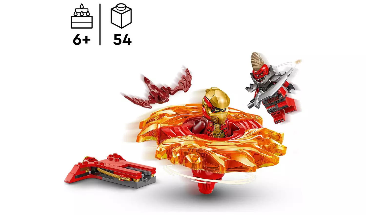 LEGO NINJAGO Kai's Dragon Spinjitzu Spinner Toy Set 71823