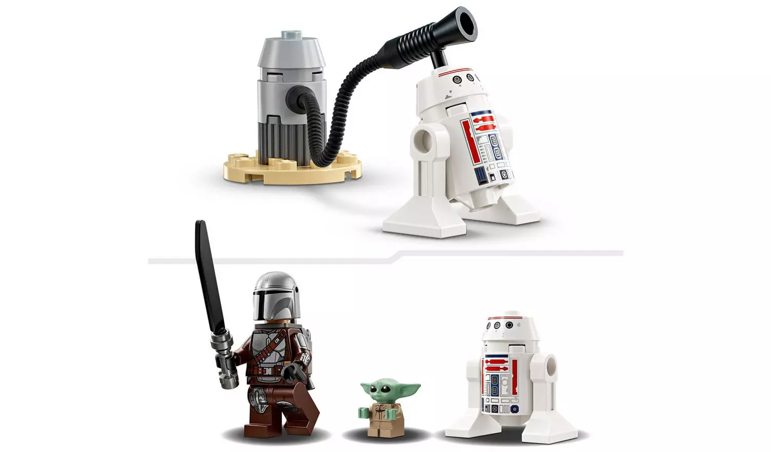 LEGO Star Wars Mando and Grogu's N-1 Starfighter Set 75410