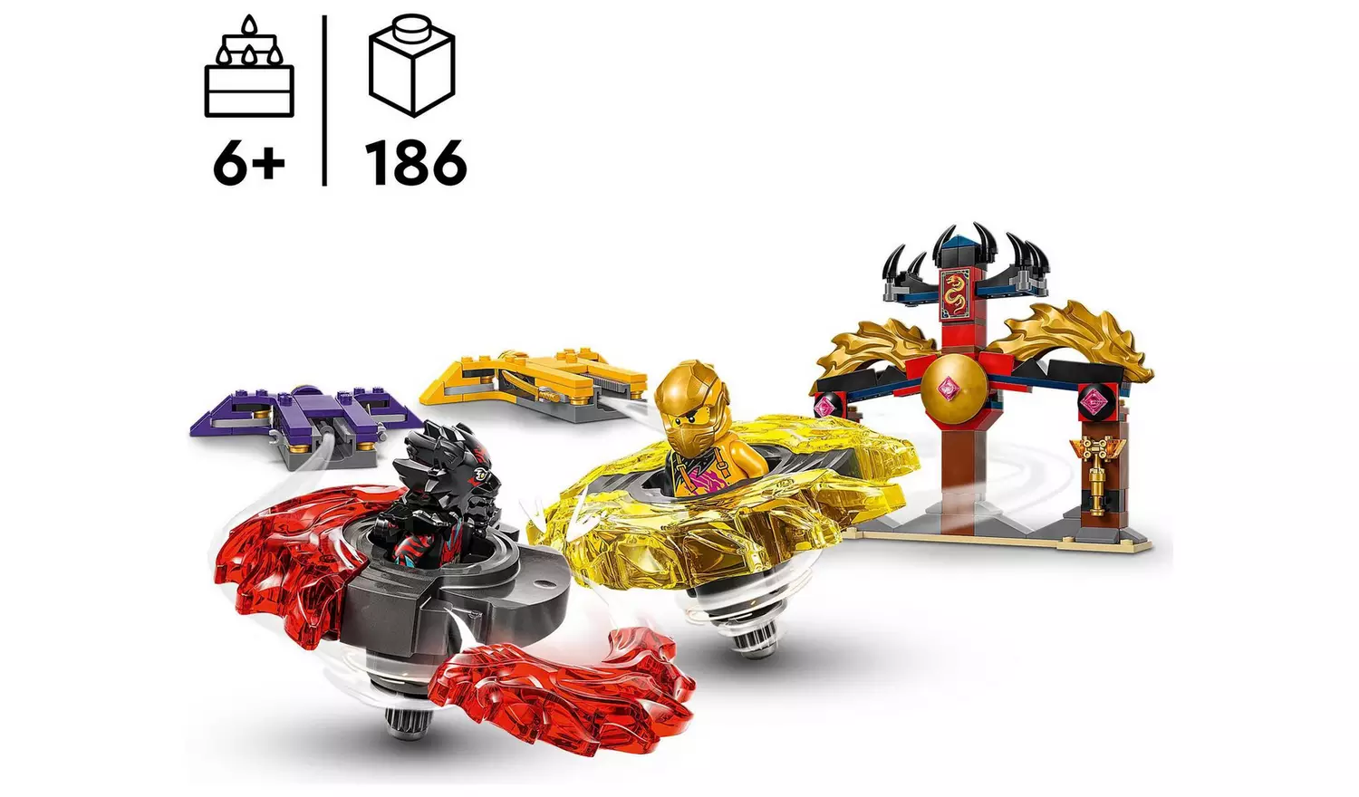 LEGO NINJAGO Dragon Spinjitzu Battle Pack Building Toy 71826