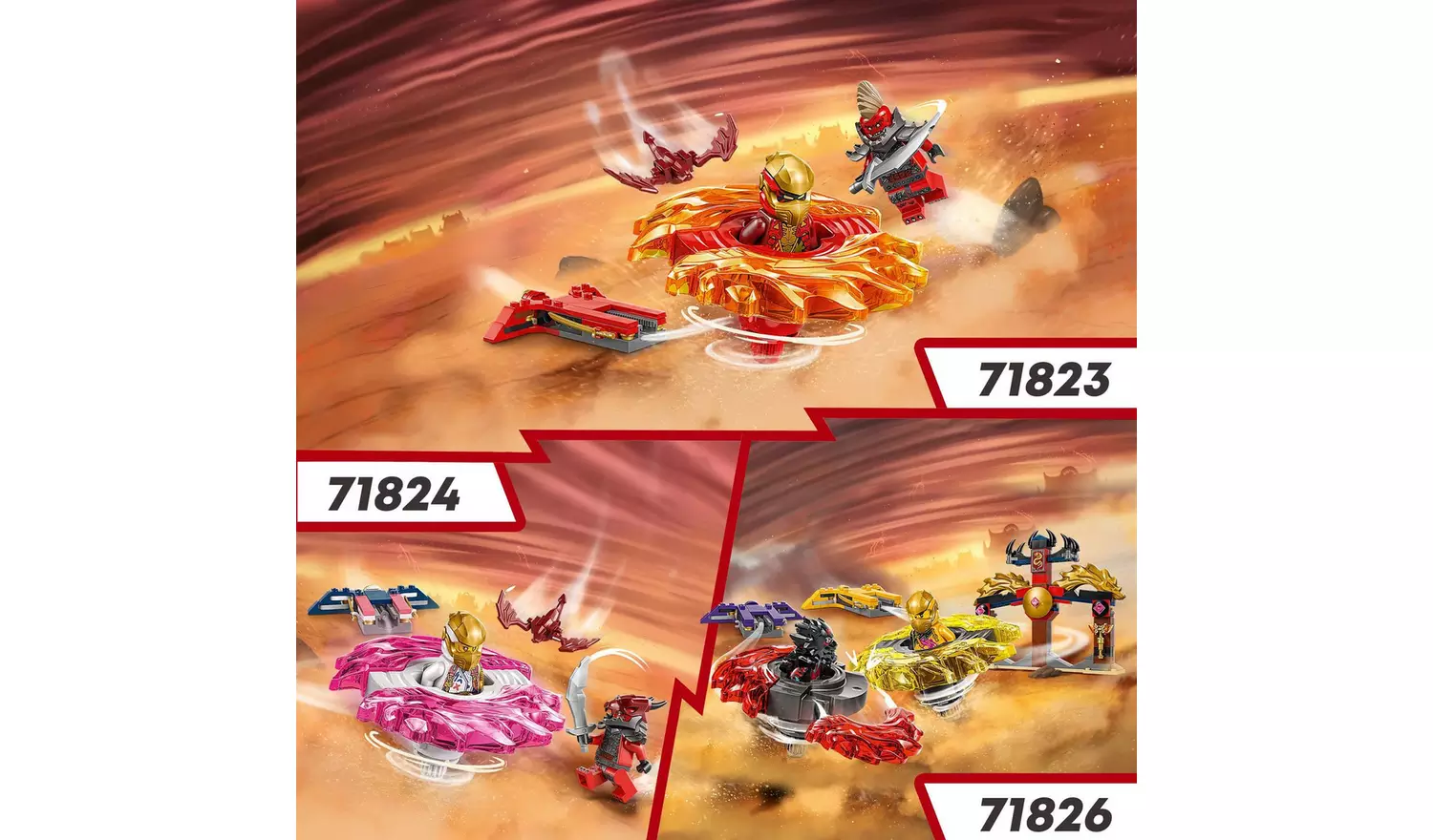 LEGO NINJAGO Dragon Spinjitzu Battle Pack Building Toy 71826