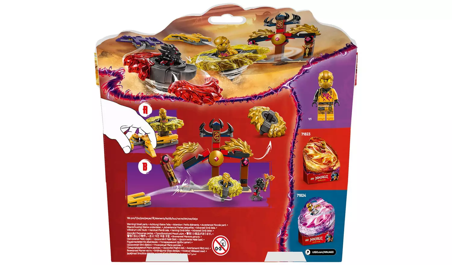 LEGO NINJAGO Dragon Spinjitzu Battle Pack Building Toy 71826