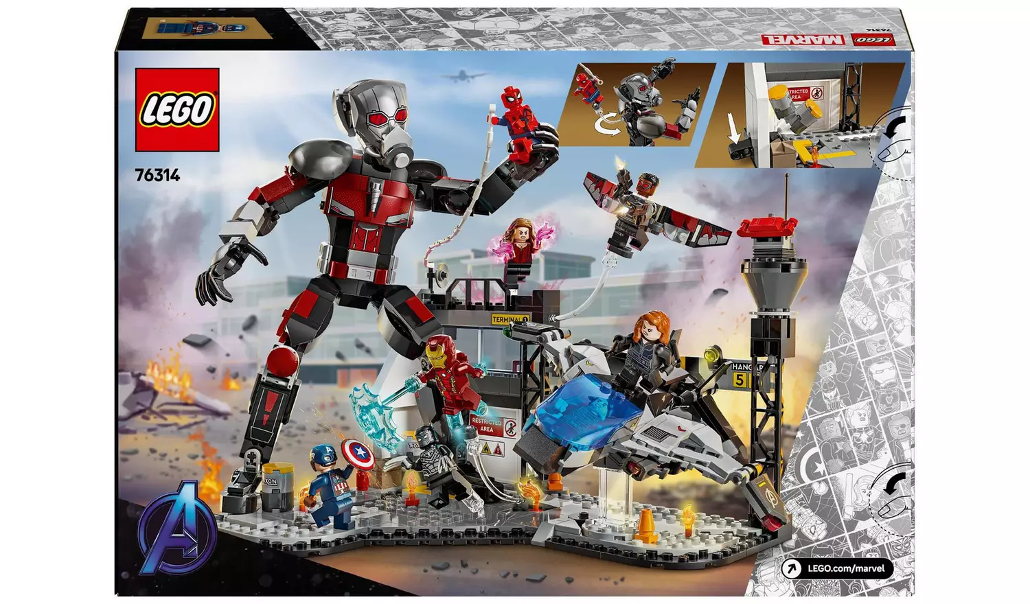 LEGO Marvel Captain America: Civil War Action Battle 76314