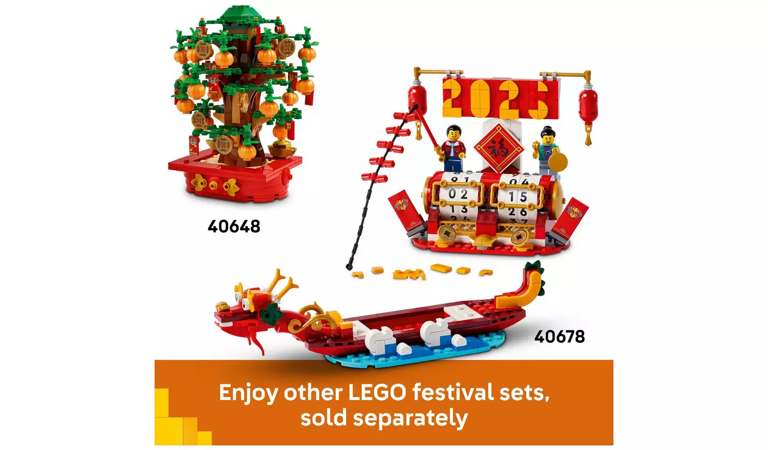 LEGO 2in1 Festival Calendar Creative Building Toy Set 40678