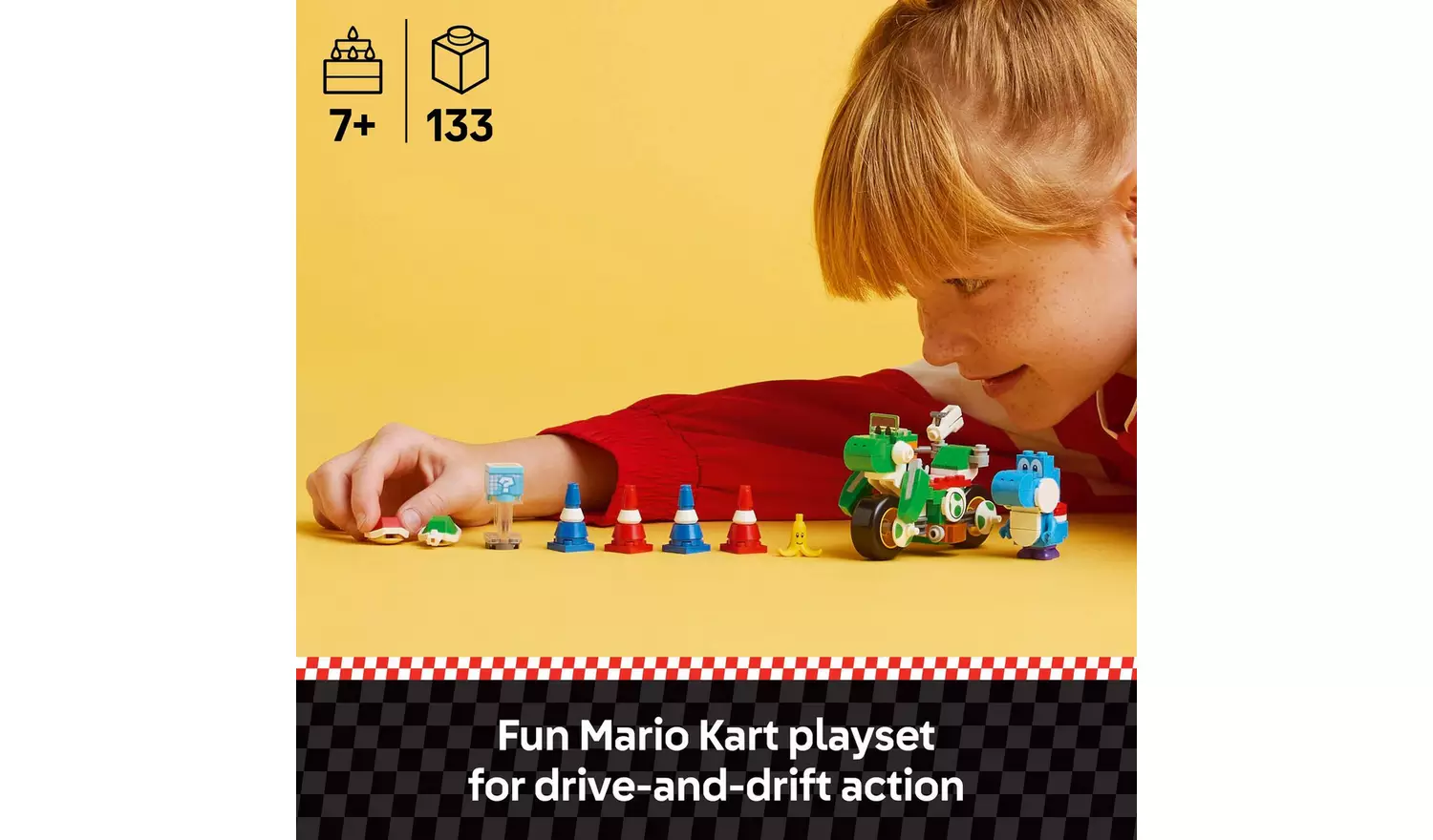 LEGO Super Mario: Mario Kart – Yoshi Bike Toy Set 72031