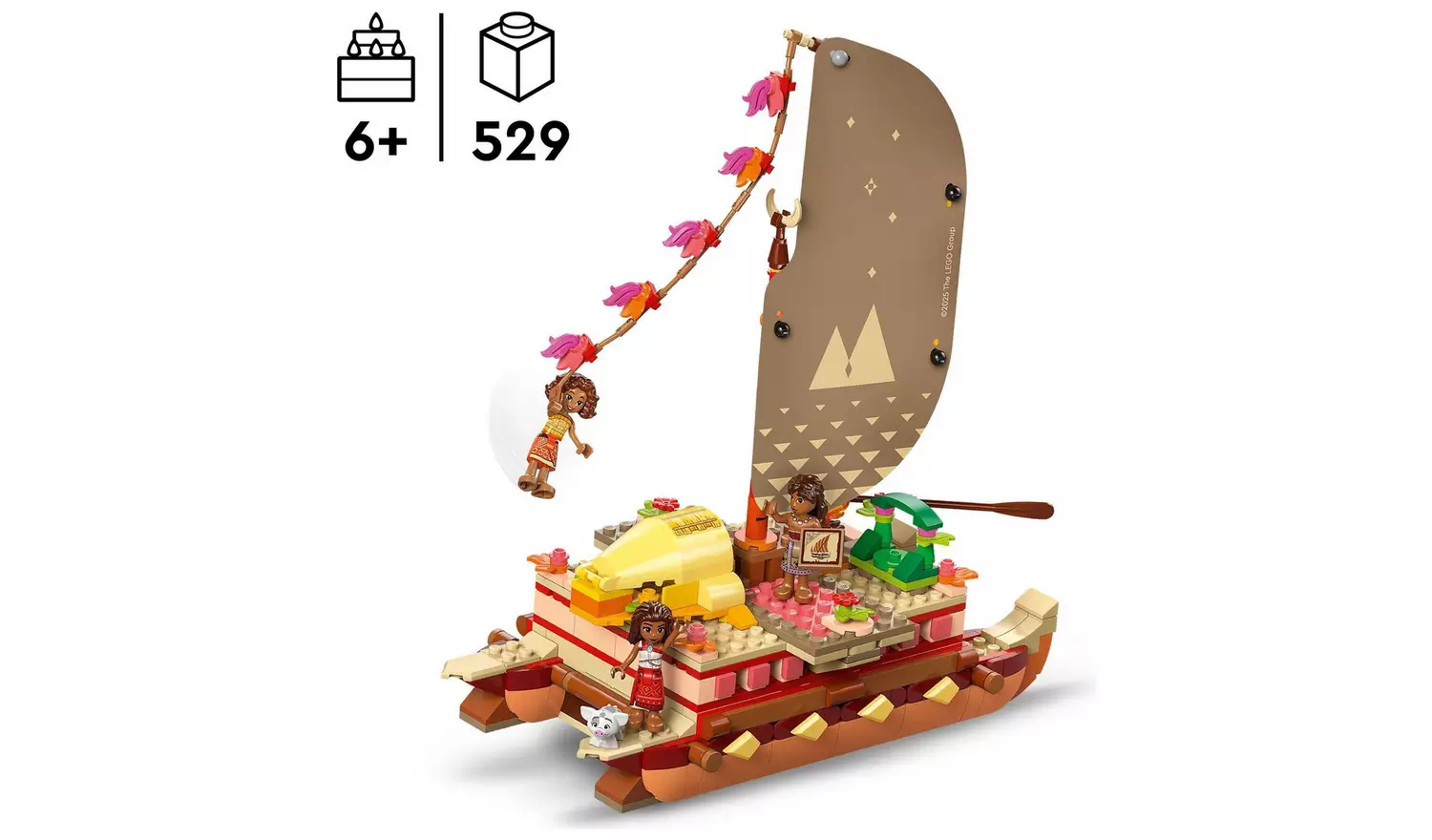 LEGO Disney Princess Moana's Adventure Canoe Set 43270