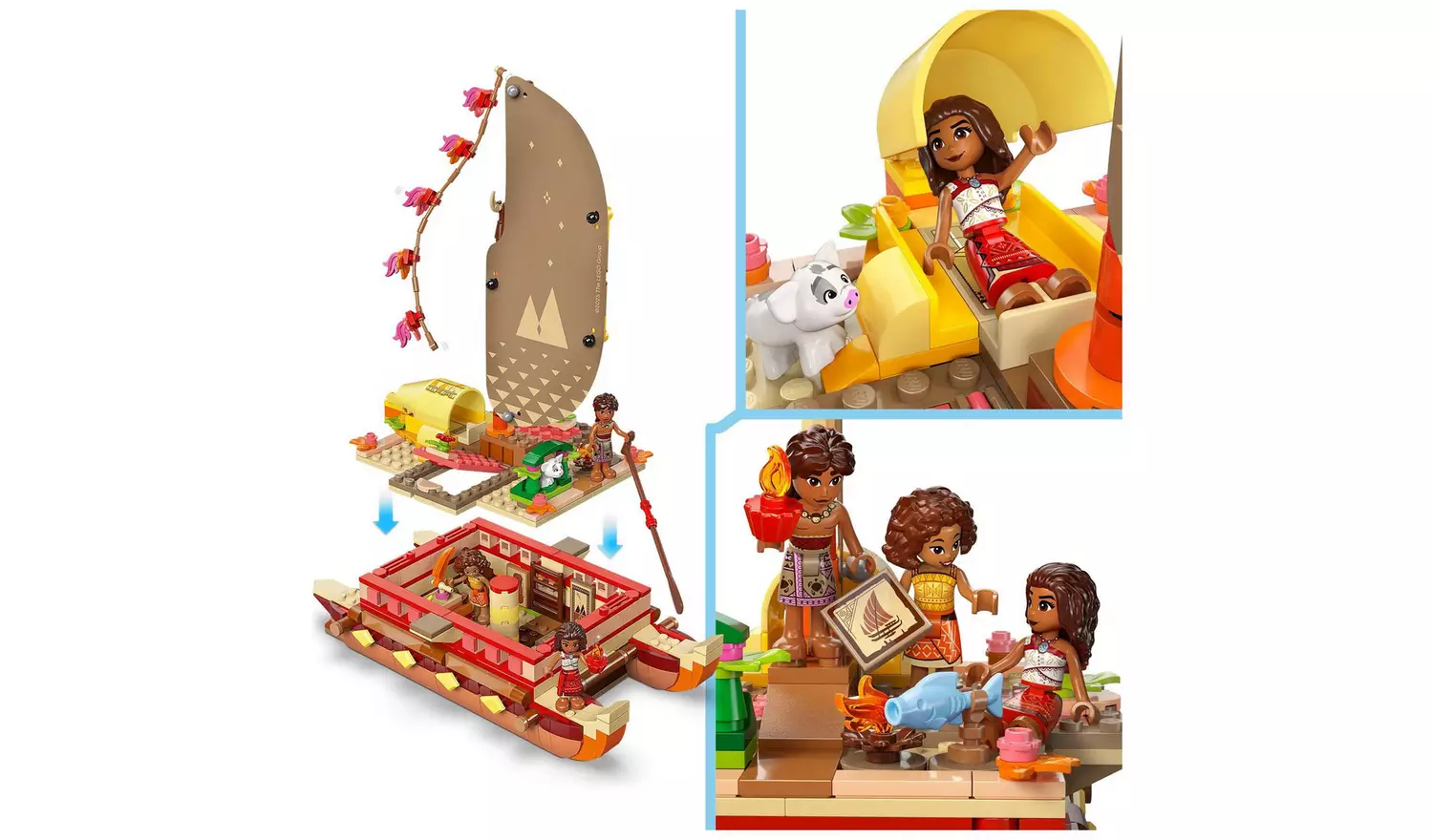 LEGO Disney Princess Moana's Adventure Canoe Set 43270
