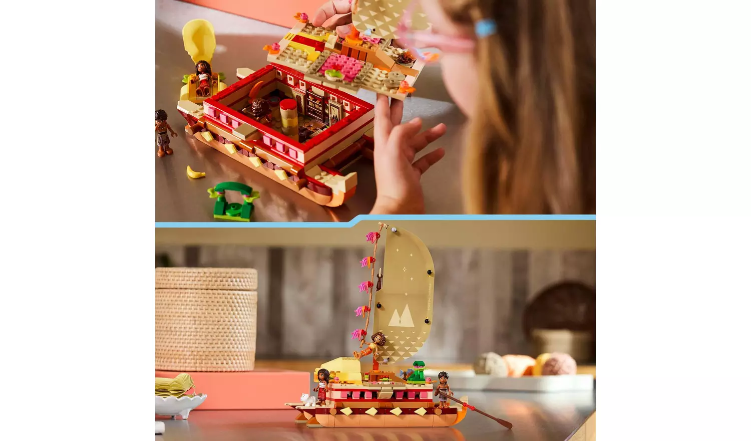 LEGO Disney Princess Moana's Adventure Canoe Set 43270