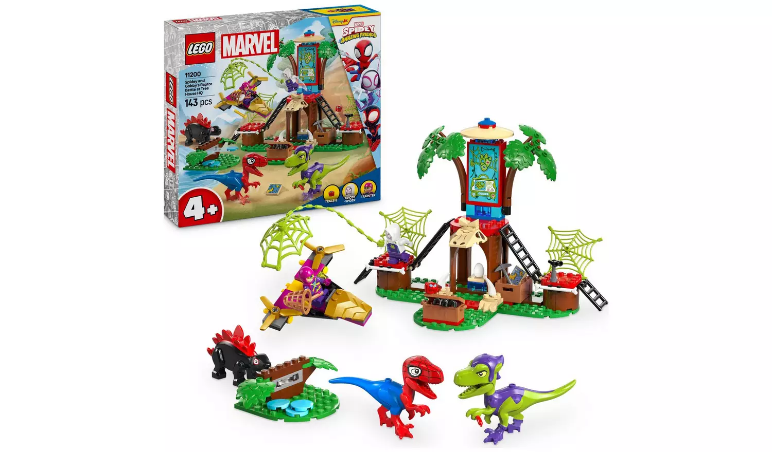 LEGO Marvel Spidey & Gobby's Raptor Battle, Tree House 11200