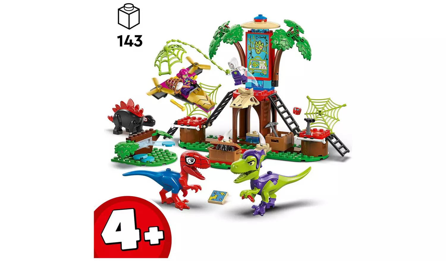 LEGO Marvel Spidey & Gobby's Raptor Battle, Tree House 11200