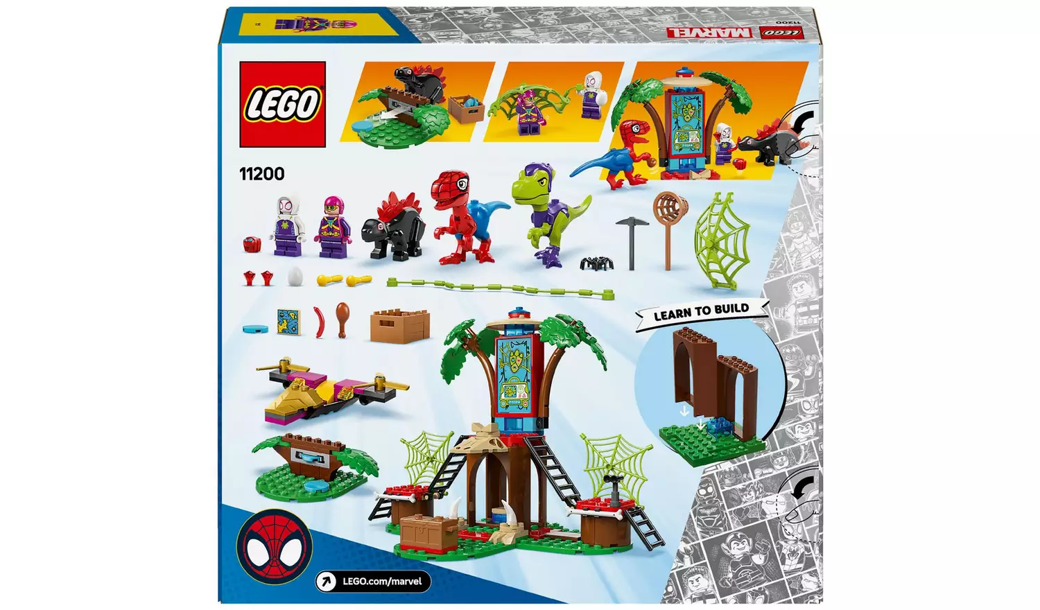 LEGO Marvel Spidey & Gobby's Raptor Battle, Tree House 11200
