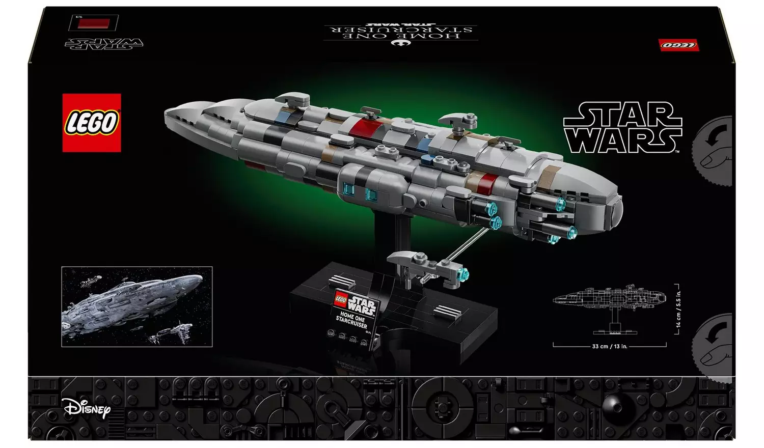 LEGO Star Wars Home One Starcruiser Set for Adults 75405