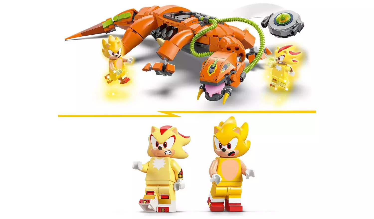 LEGO Sonic the Hedgehog Super Shadow vs. Biolizard Set 77003
