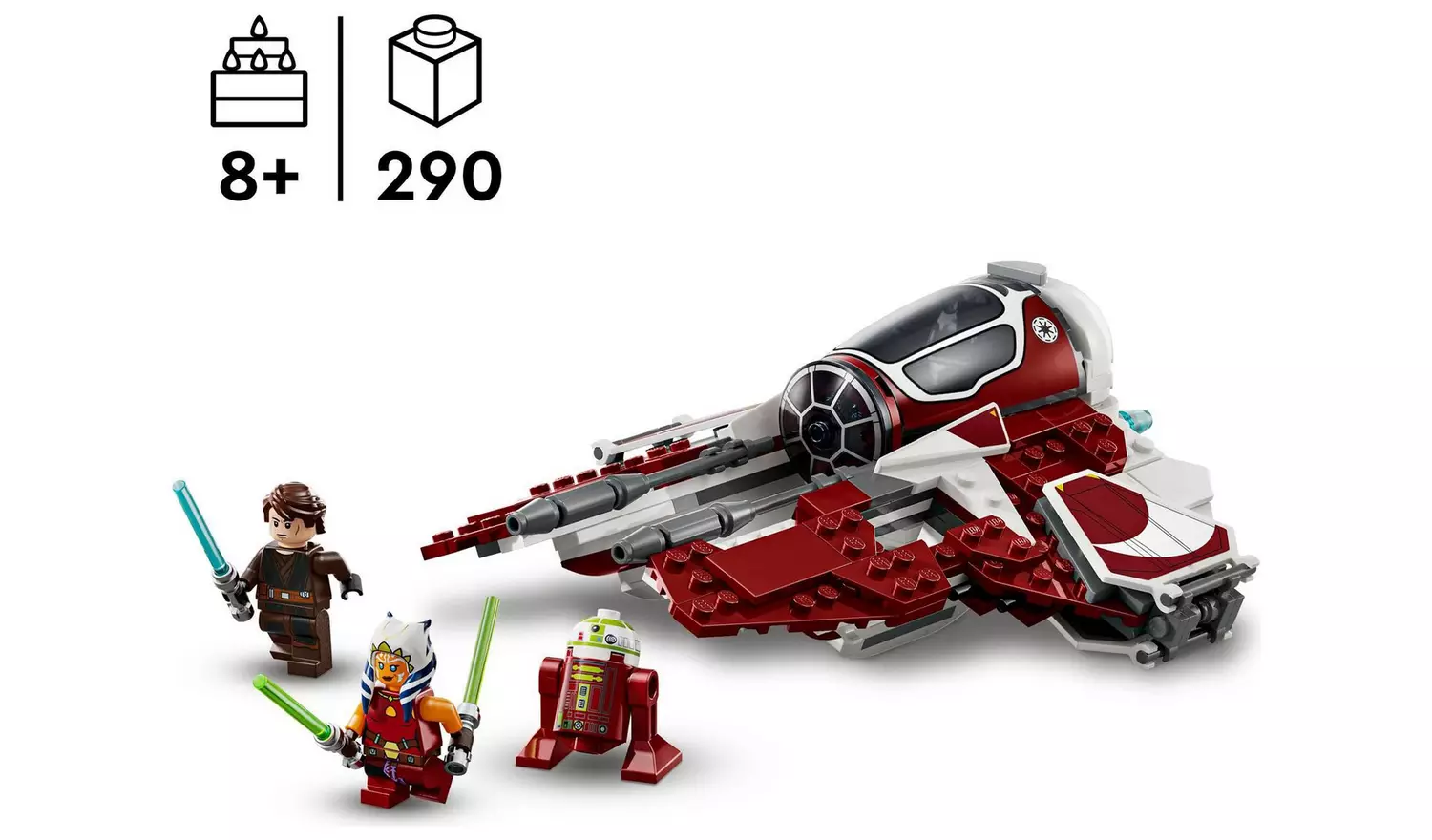 LEGO Star Wars Ahsoka's Jedi Interceptor Building Toy 75401