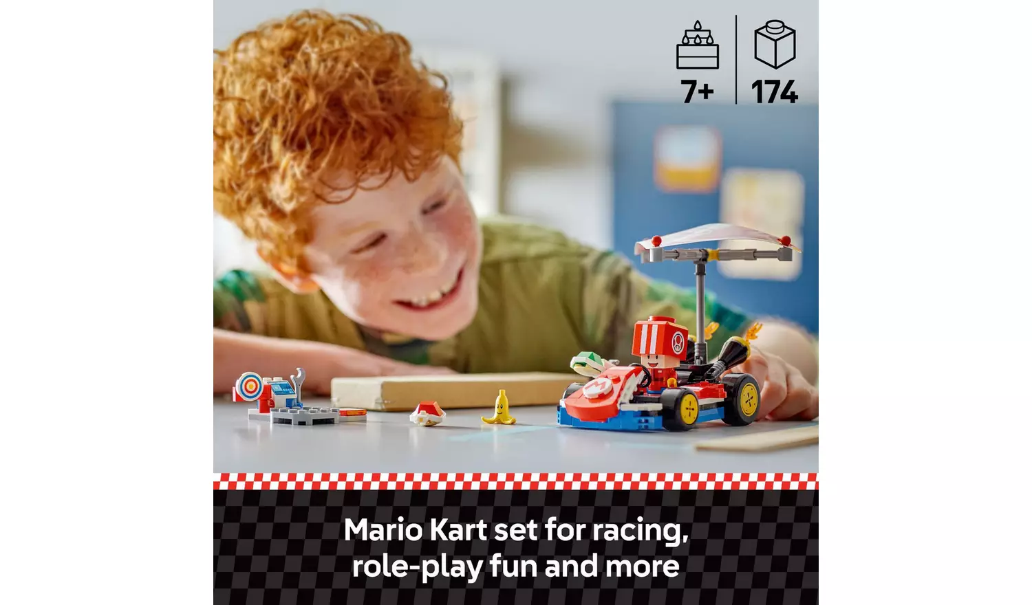 LEGO Super Mario: Mario Kart – Standard Kart Toy Set 72032