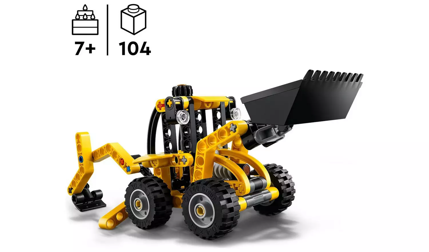 LEGO Technic Backhoe Loader Construction Vehicle Toy 42197