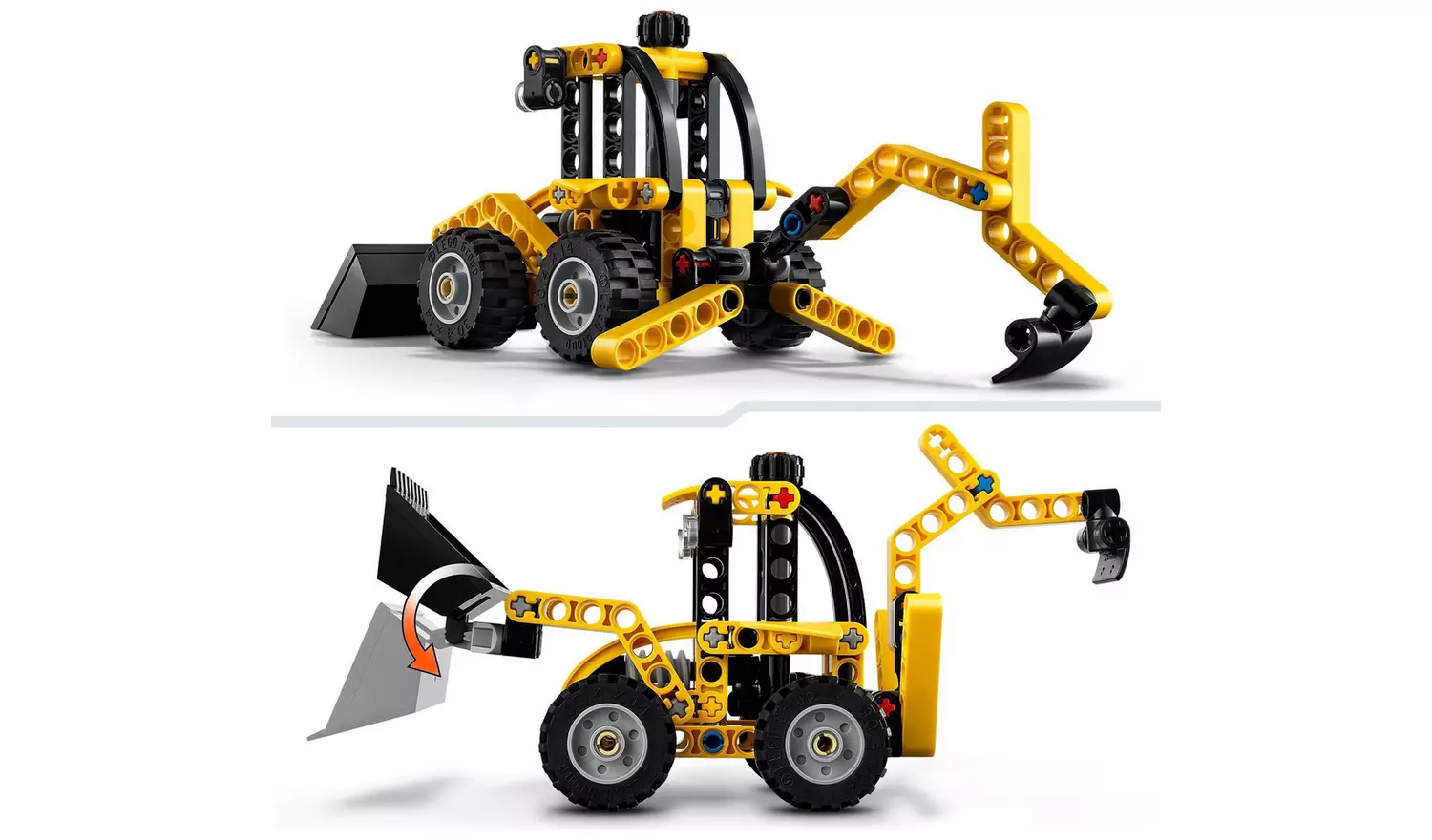 LEGO Technic Backhoe Loader Construction Vehicle Toy 42197