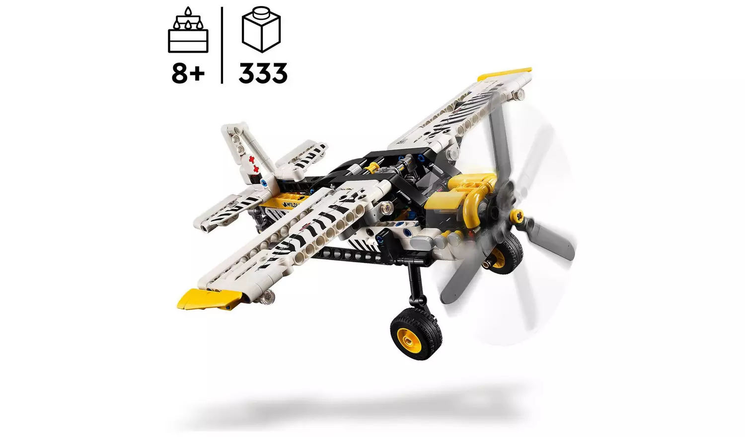 LEGO Technic Bush Plane Building Toy Set for Kids 42198