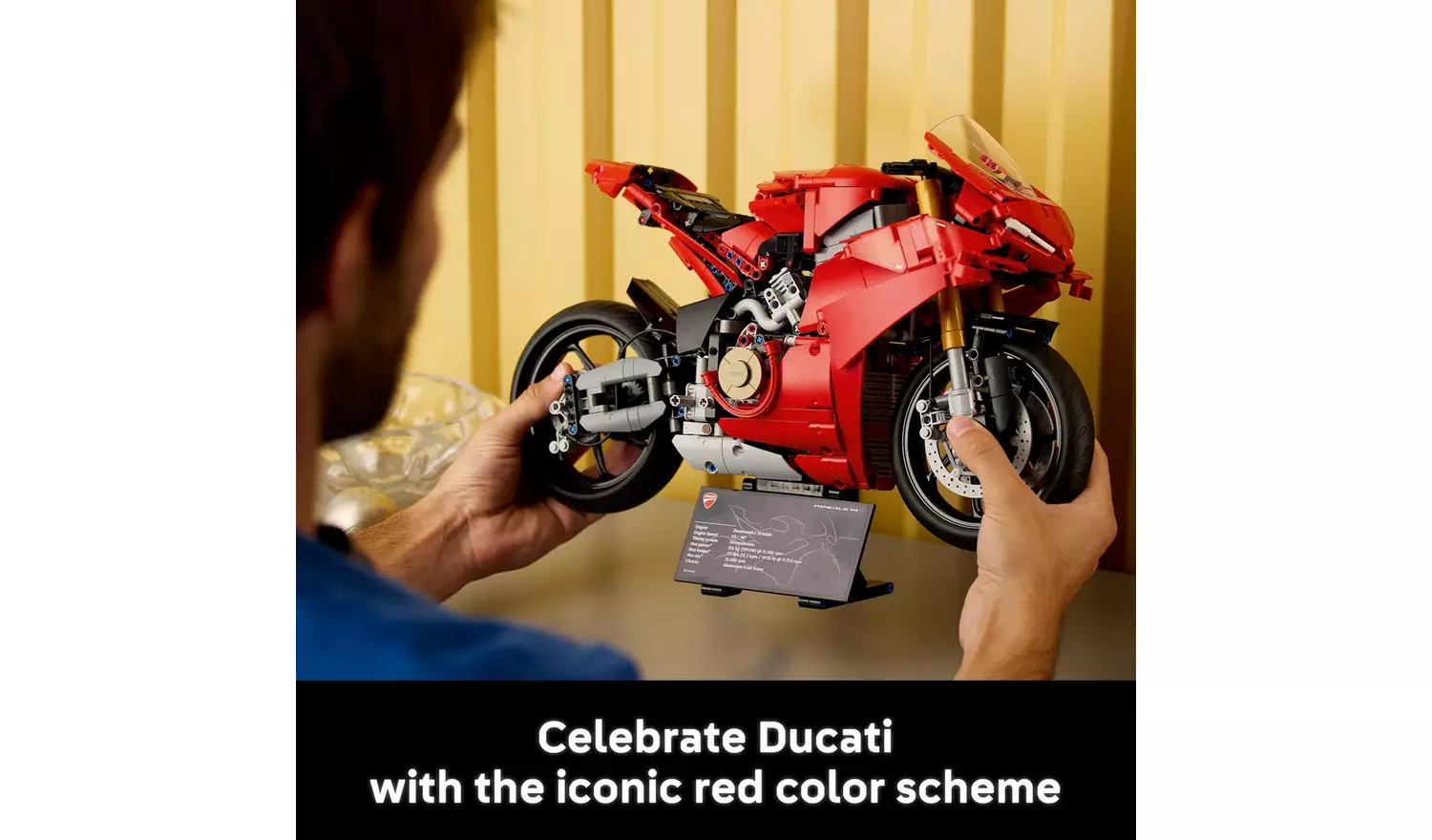 LEGO Technic Ducati Panigale V4 S Motorcycle Model Set 42202