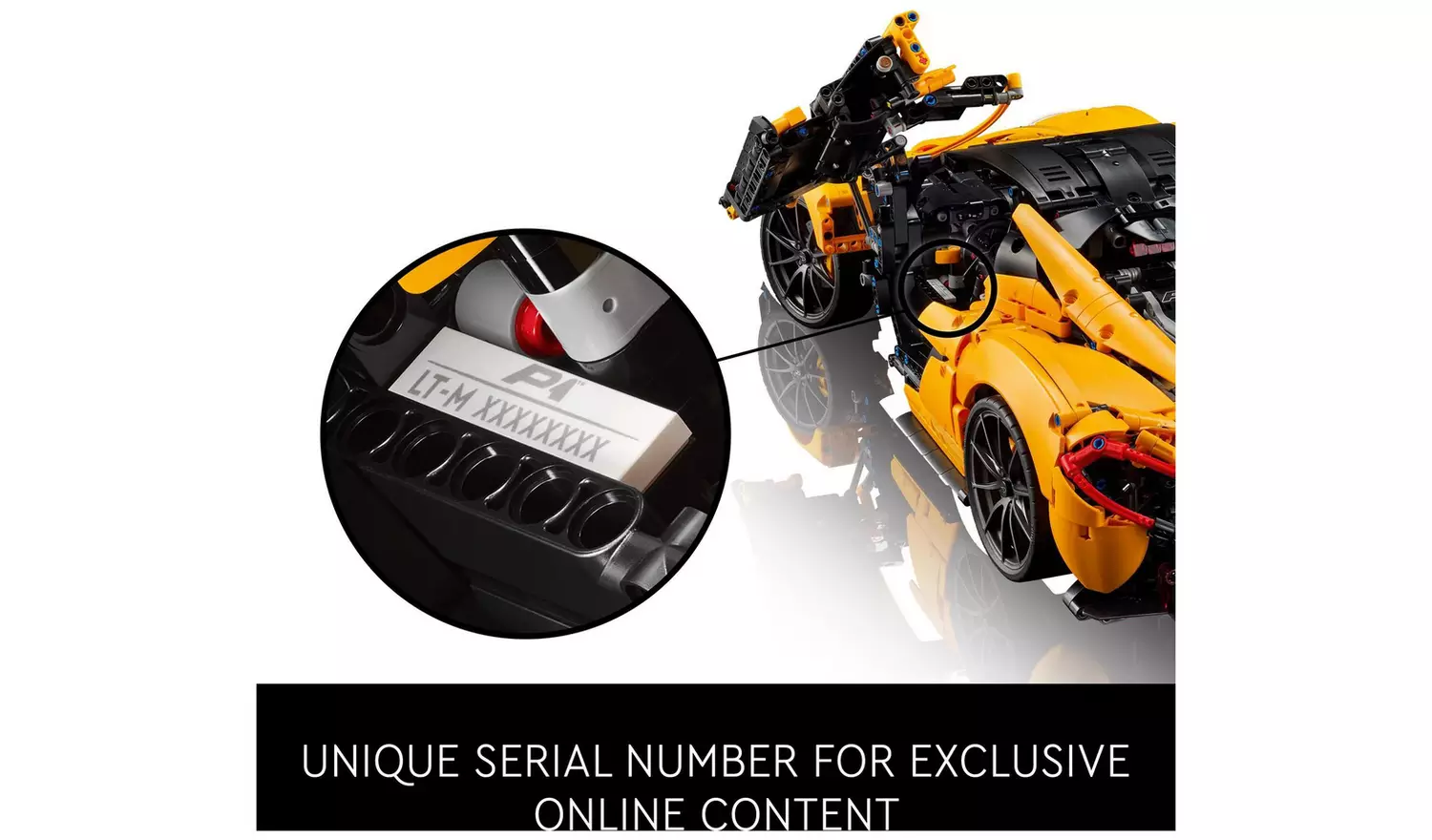 LEGO Technic McLaren P1 Model Car Set for Adults 42172