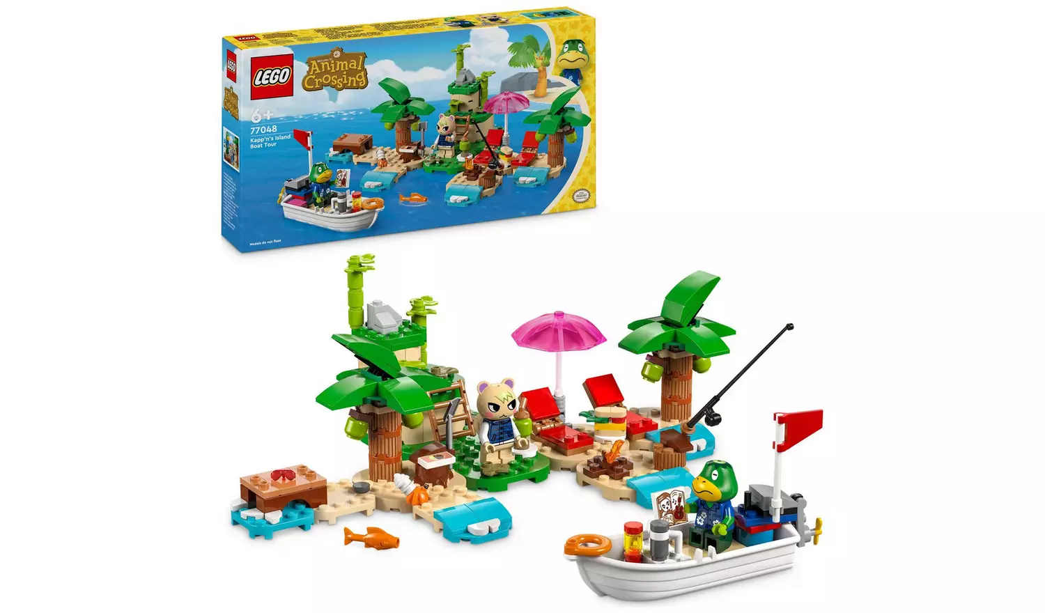 LEGO Animal Crossing Kapp'n's Island Boat Tour Playset 77048