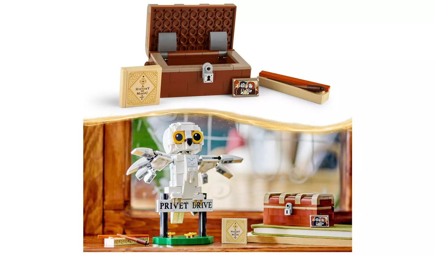 LEGO Harry Potter Hedwig at 4 Privet Drive Toy Owl Set 76425