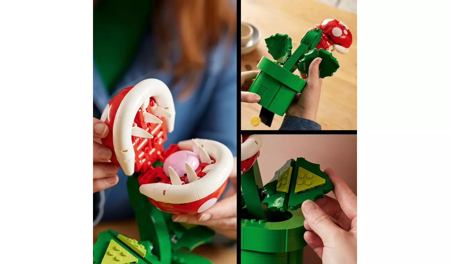 LEGO Super Mario Piranha Plant Figure Set for Adults 71426