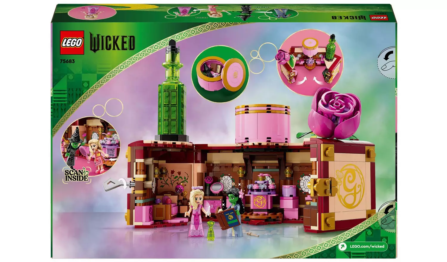 LEGO Wicked Glinda & Elphaba's Dormitory, Movie Set 75683