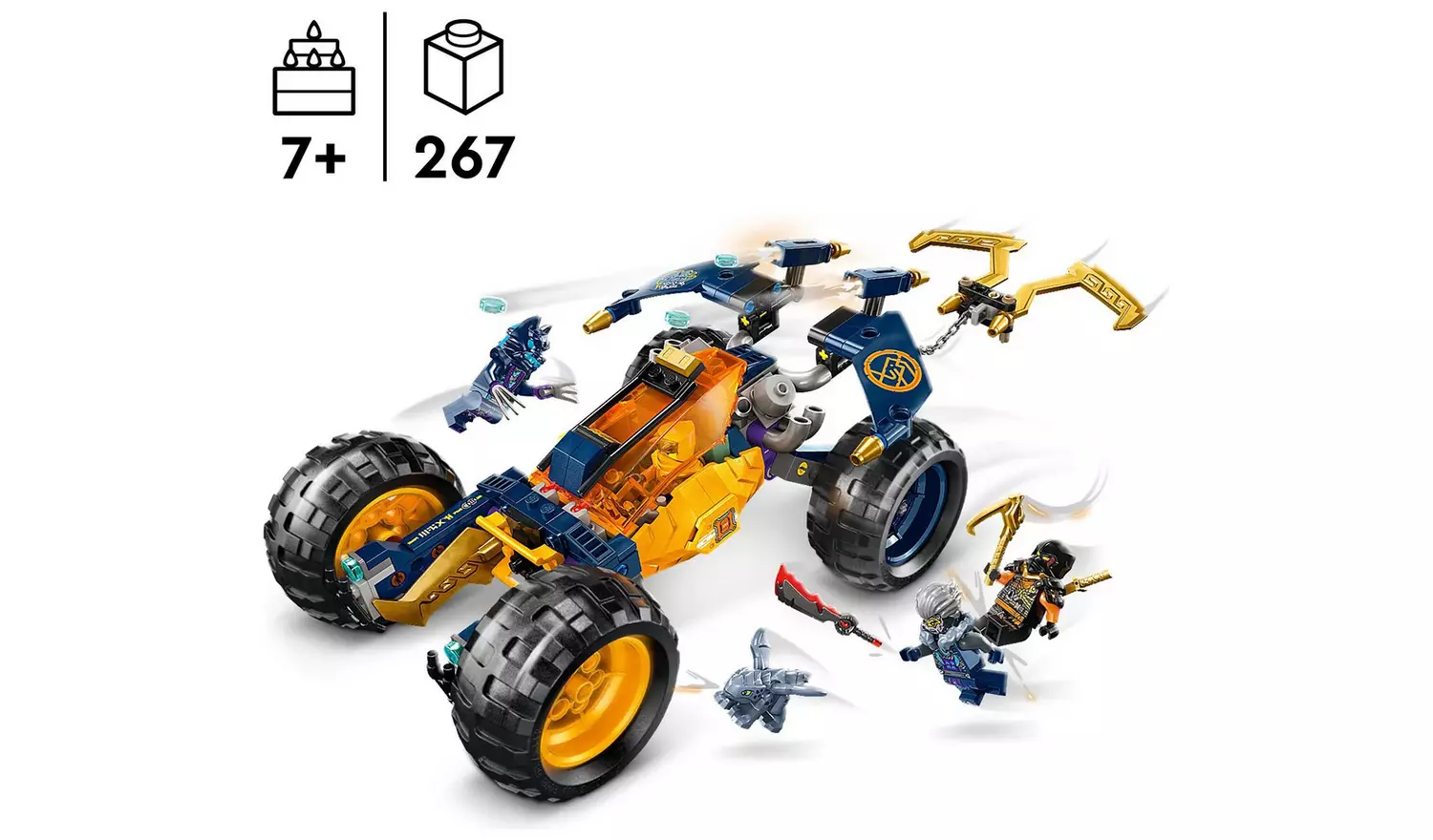 LEGO NINJAGO Arin's Ninja Off-Road Buggy Car Toy Set 71811