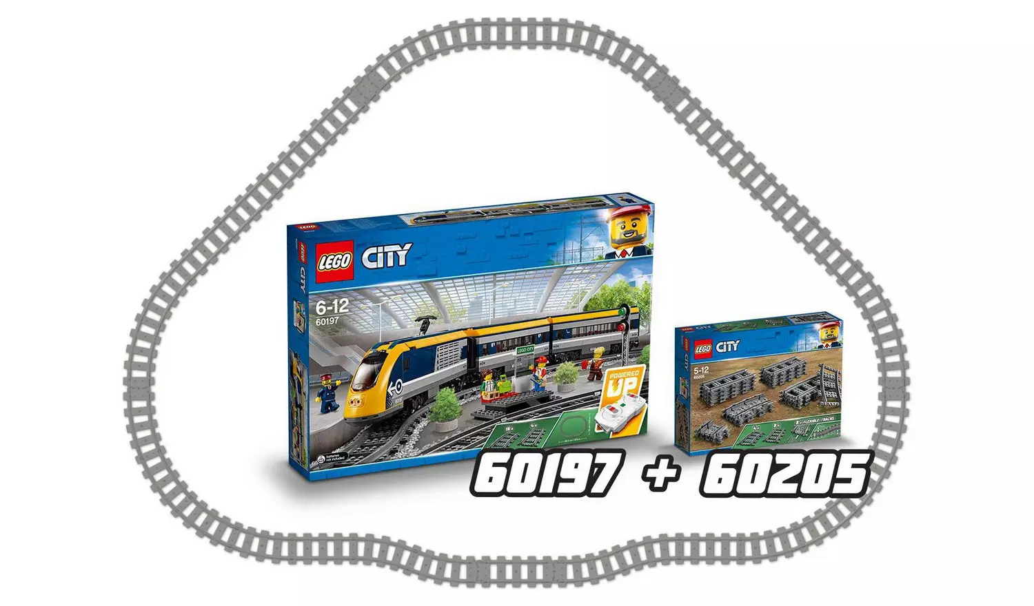 LEGO City Tracks 20 Pieces Set 60205