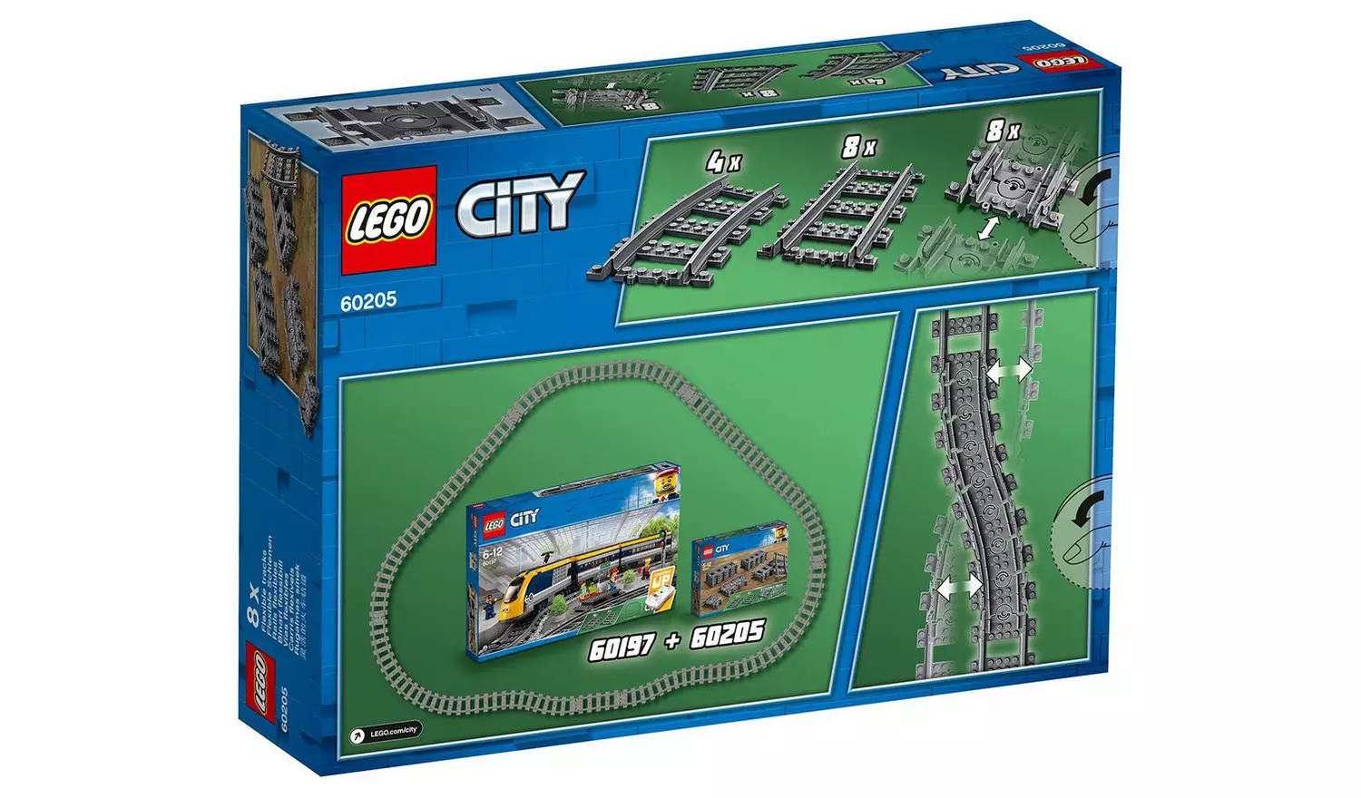 LEGO City Tracks 20 Pieces Set 60205