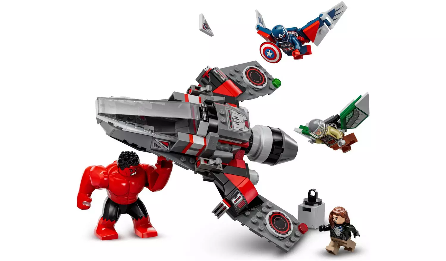 LEGO Marvel Captain America vs. Red Hulk Battle Set 76292