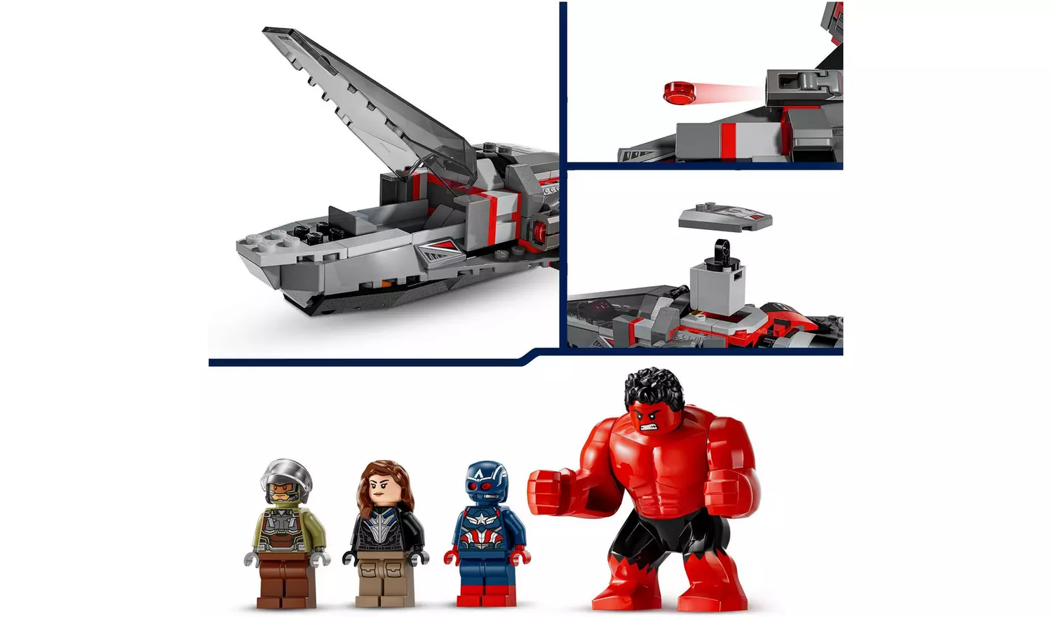 LEGO Marvel Captain America vs. Red Hulk Battle Set 76292
