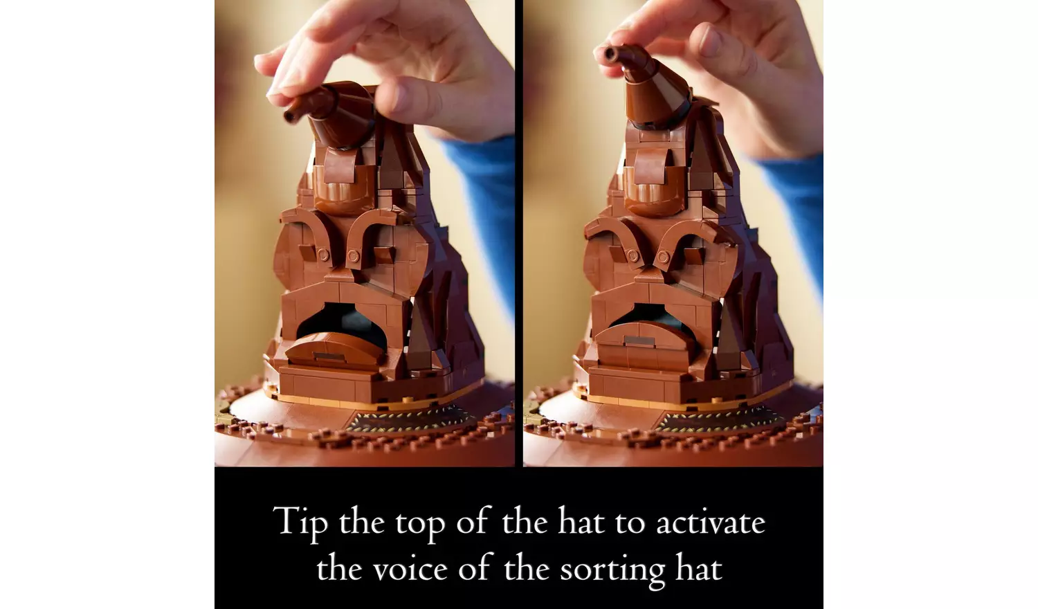 LEGO Harry Potter Talking Sorting Hat Set for Adults 76429