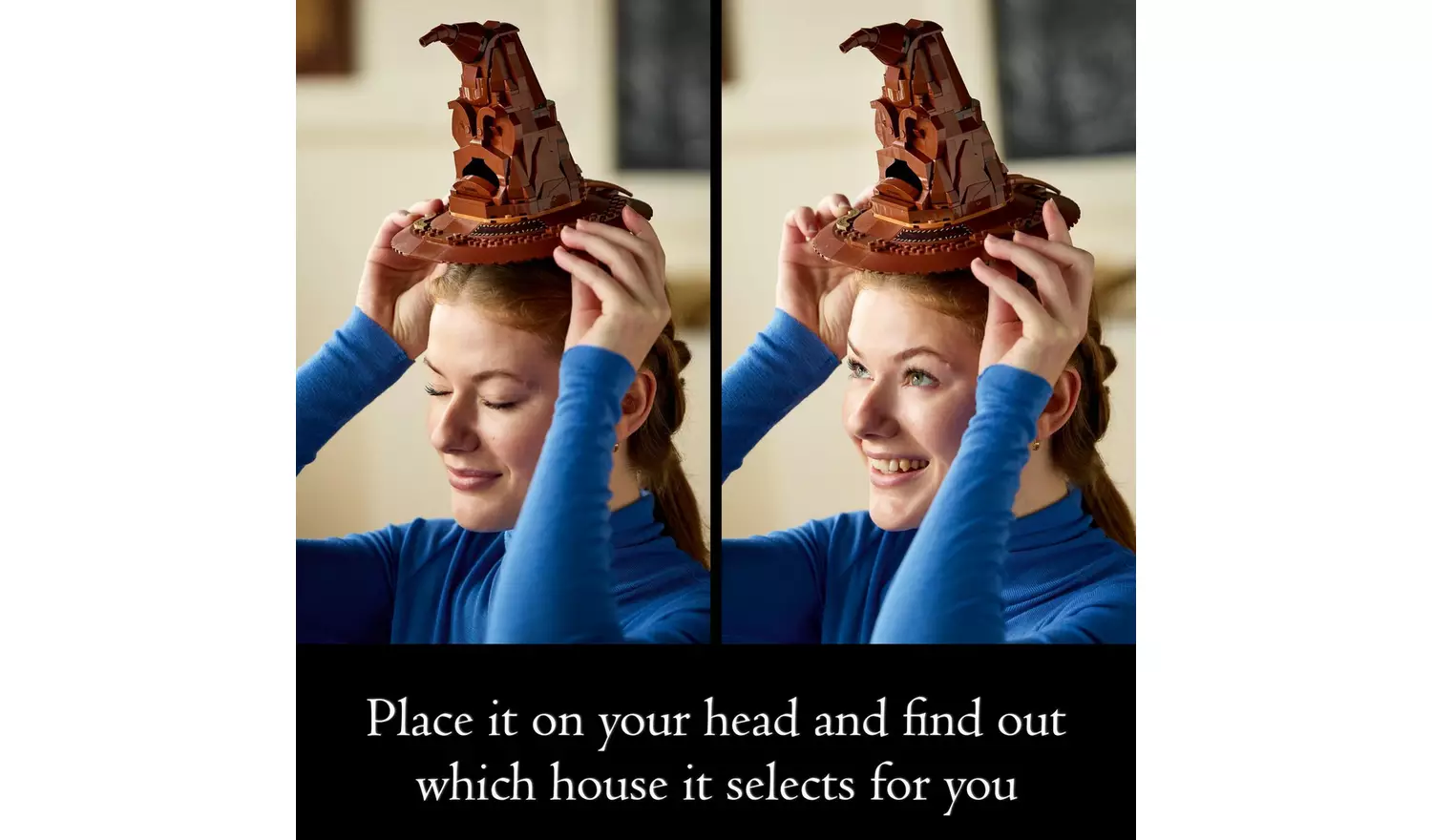 LEGO Harry Potter Talking Sorting Hat Set for Adults 76429