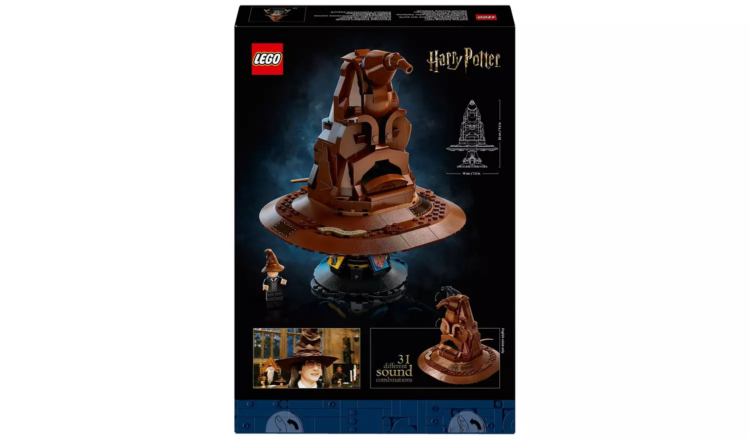 LEGO Harry Potter Talking Sorting Hat Set for Adults 76429