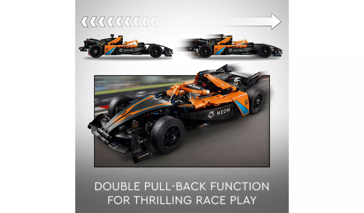 LEGO Technic NEOM McLaren Formula E Race Car Toy Set 42169